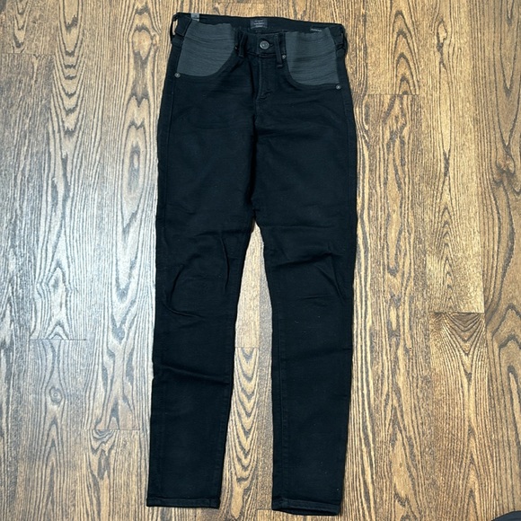 Citizen Black Skinny Maternity Avedon Ankle Jeans - Size 26 - Picture 5 of 5